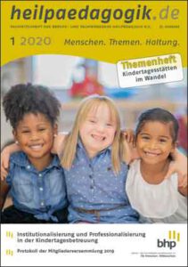 Coverbild der heilpaedagogik.de | Ausgabe 2020-01