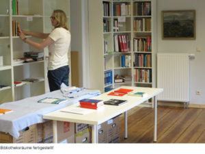 Bibliotheksräume fertiggestellt