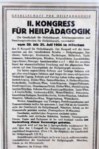 Dokumentationen zu Heilpädagogischen Tagungen und Kongressen